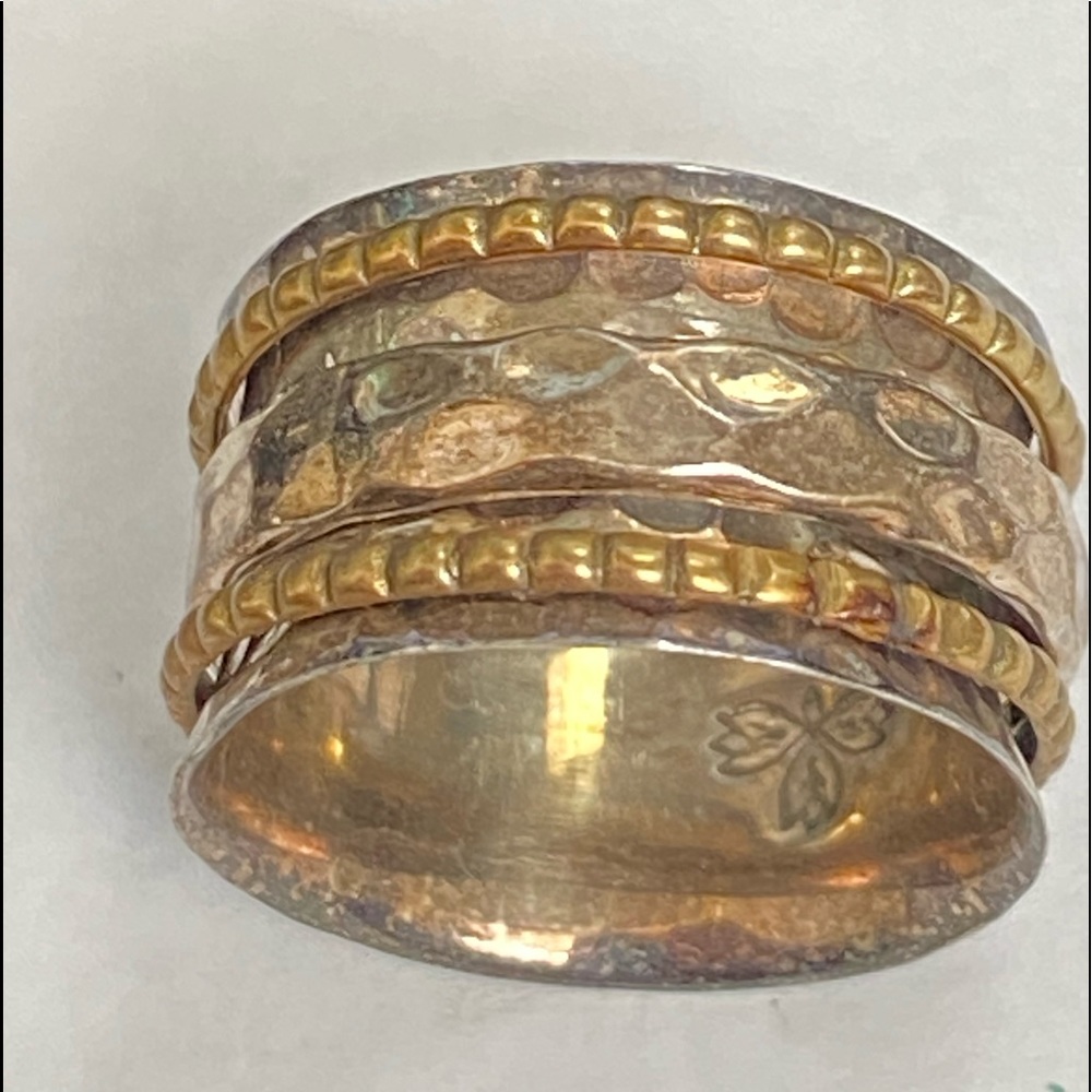 Sterling Silver Spinner Ring Sz.7